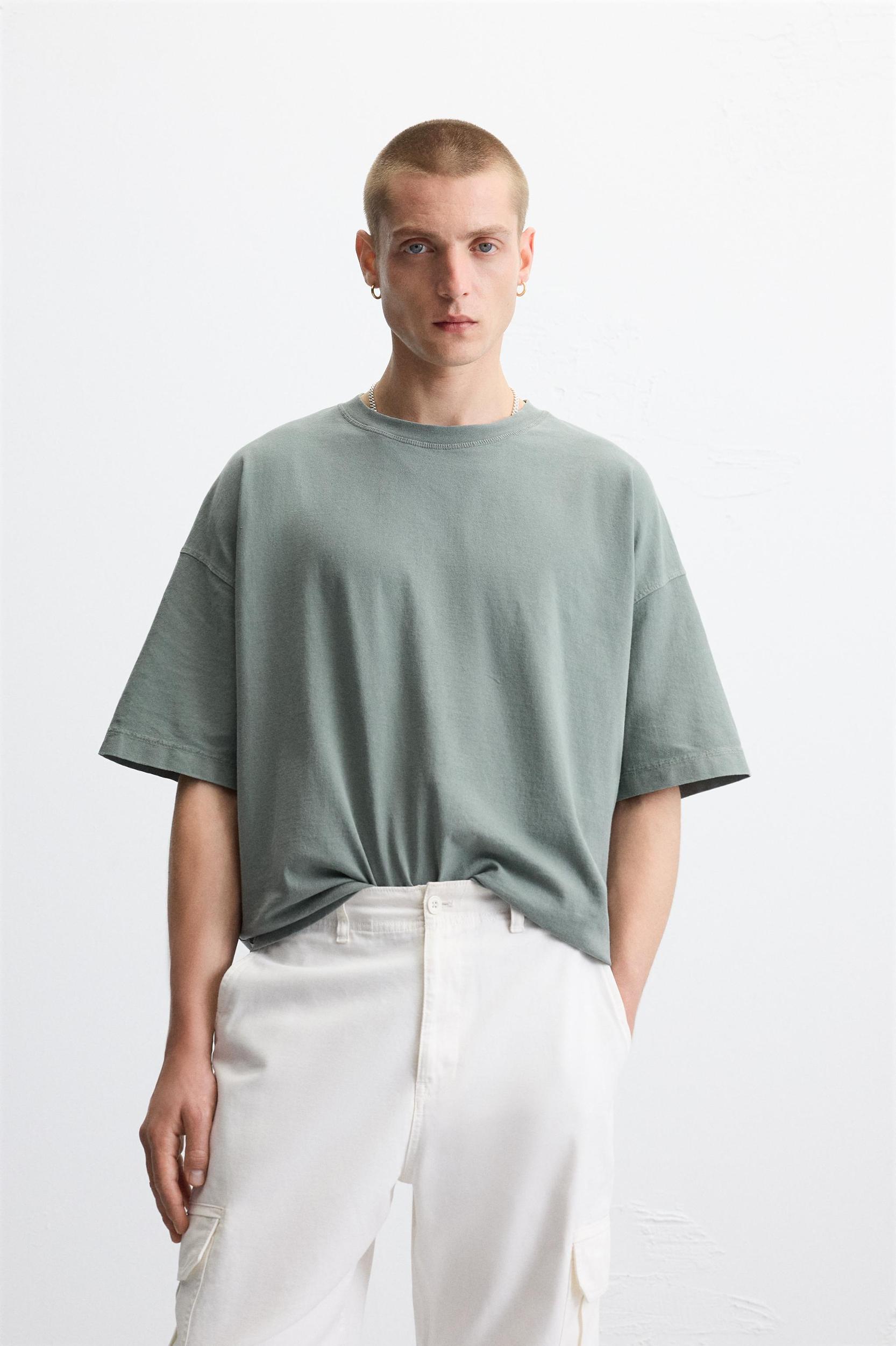 LIGHTWEIGHT WASHED BOXY FIT T-SHIRT Product Image