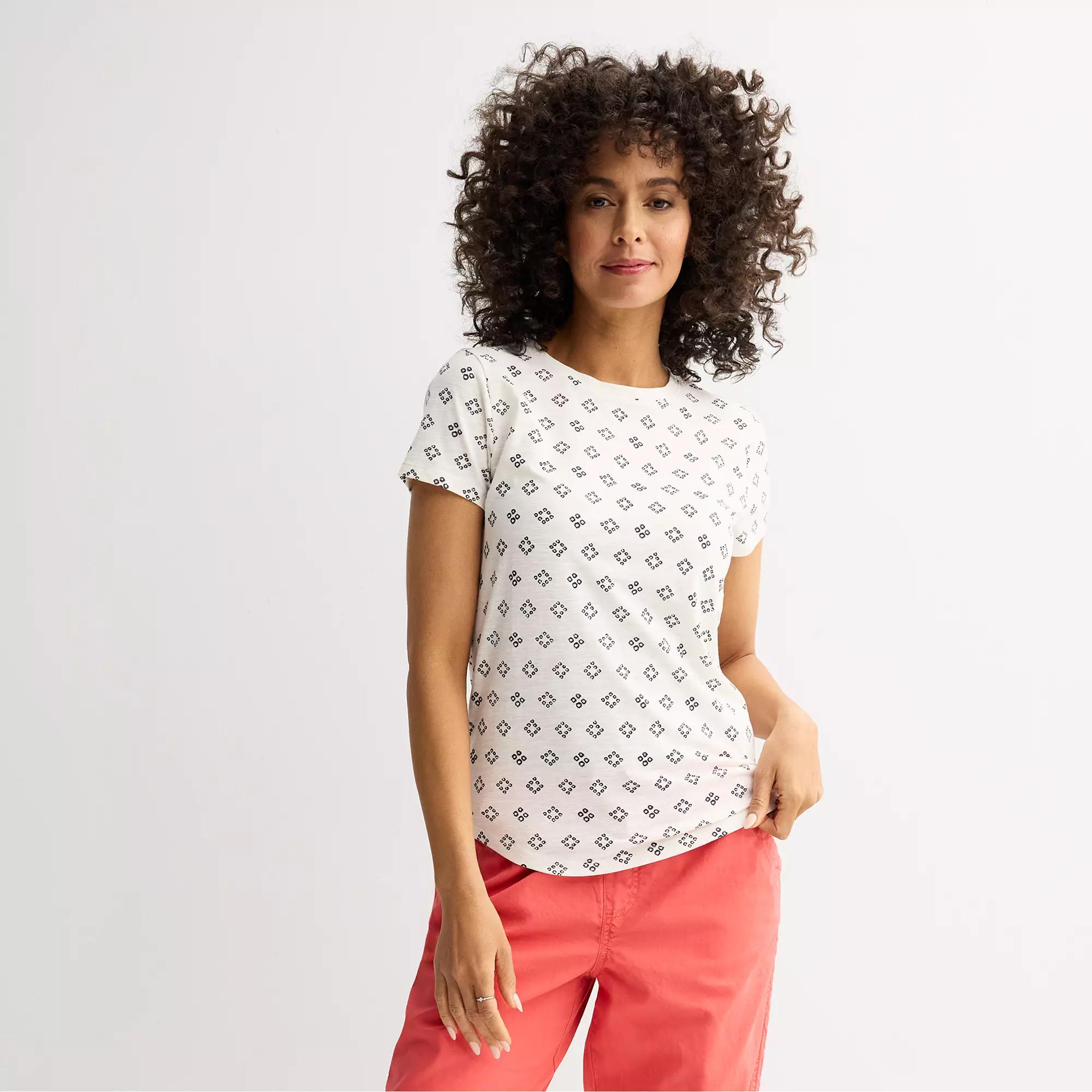 Women's Sonoma Goods For Life® Short-Sleeve Crew Tee,  Product Image