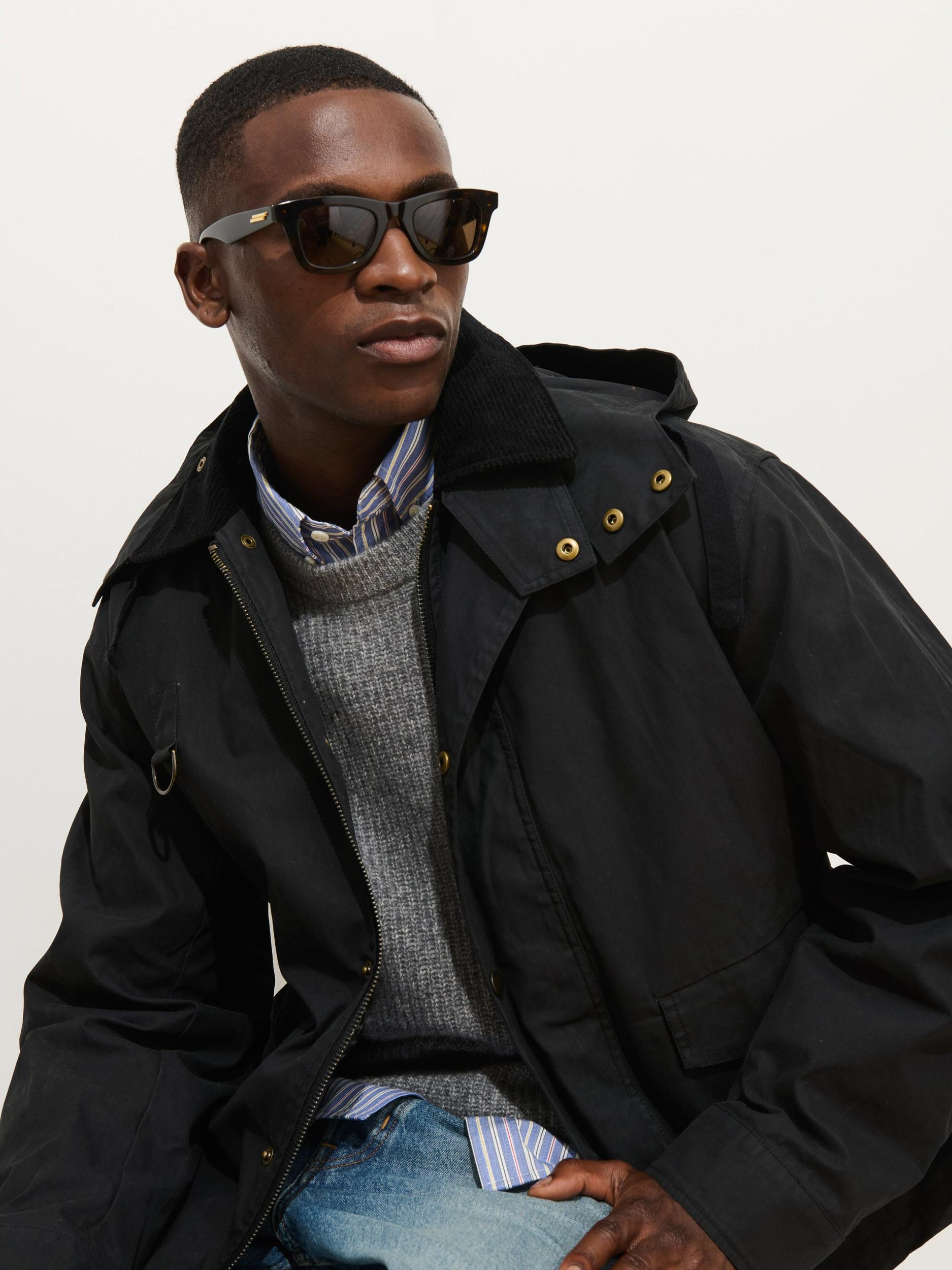 Highland Utility Jacket In Waxed Cotton Product Image