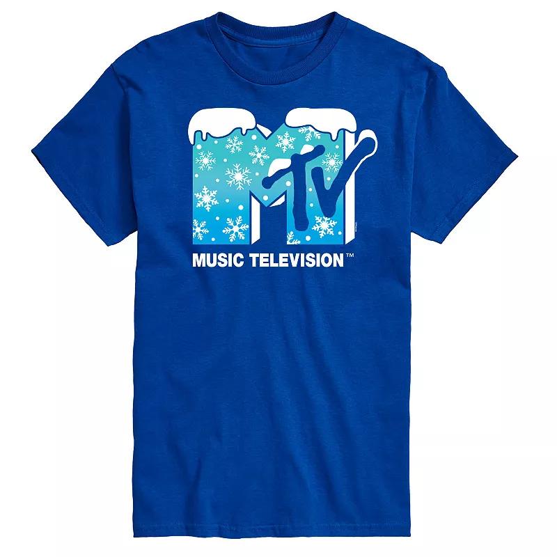 Big & Tall MTV Snowflakes Logo Graphic Tee, Men's,  Product Image
