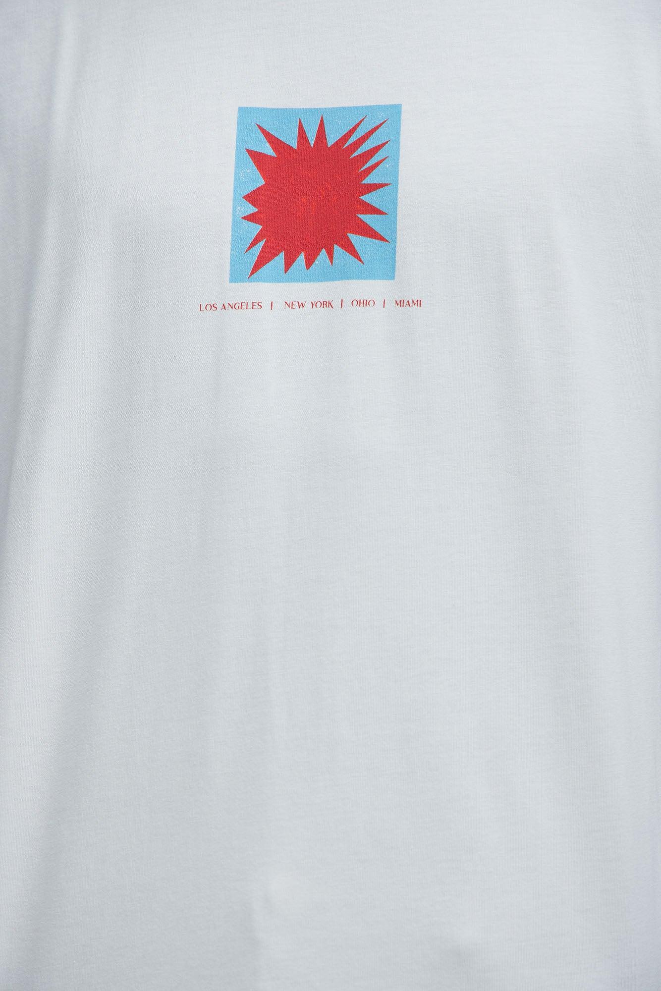 Go With Your Heart Short Sleeve Tee - Off White Product Image