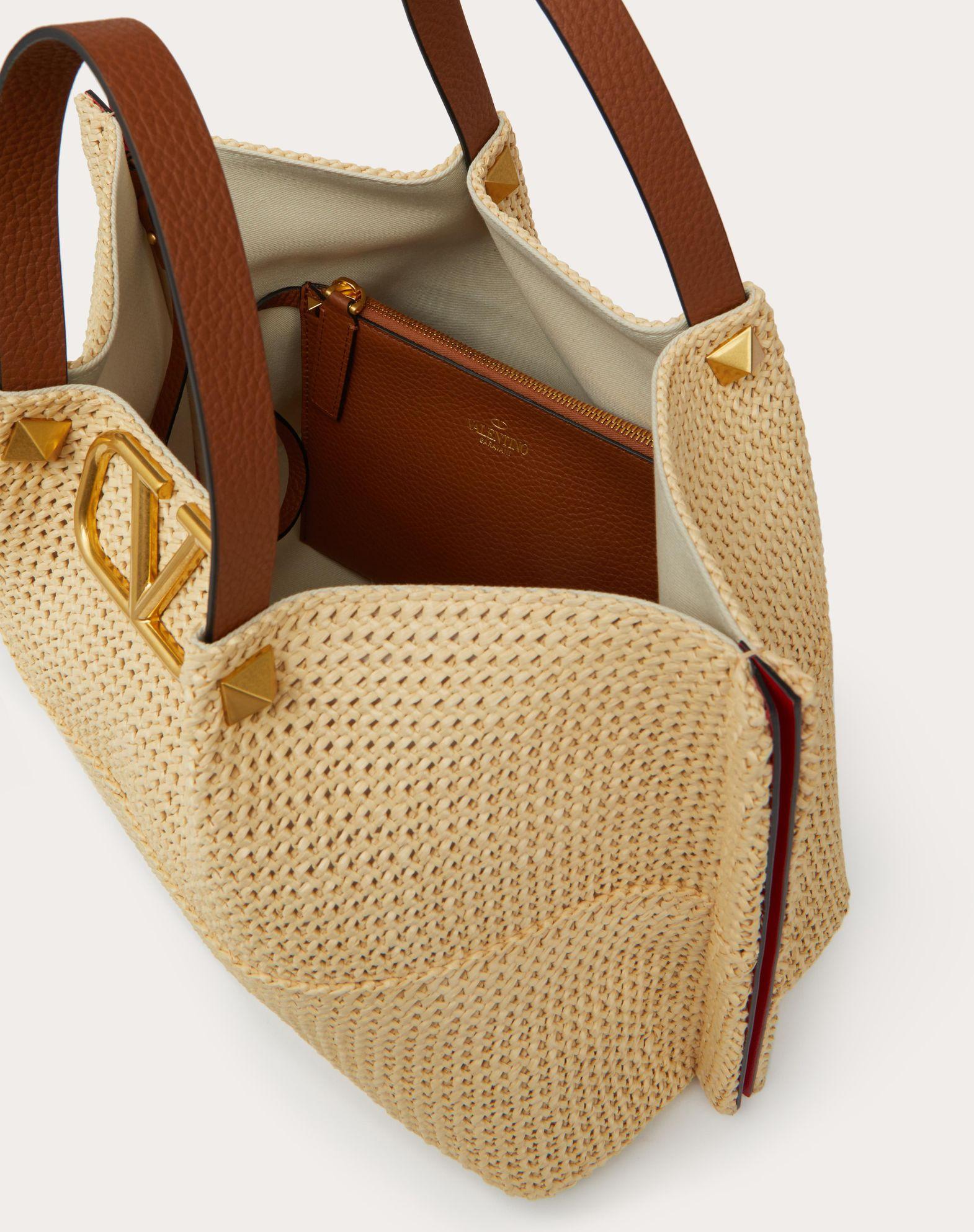 MEDIUM STRAW SUMMER TOTE  Product Image