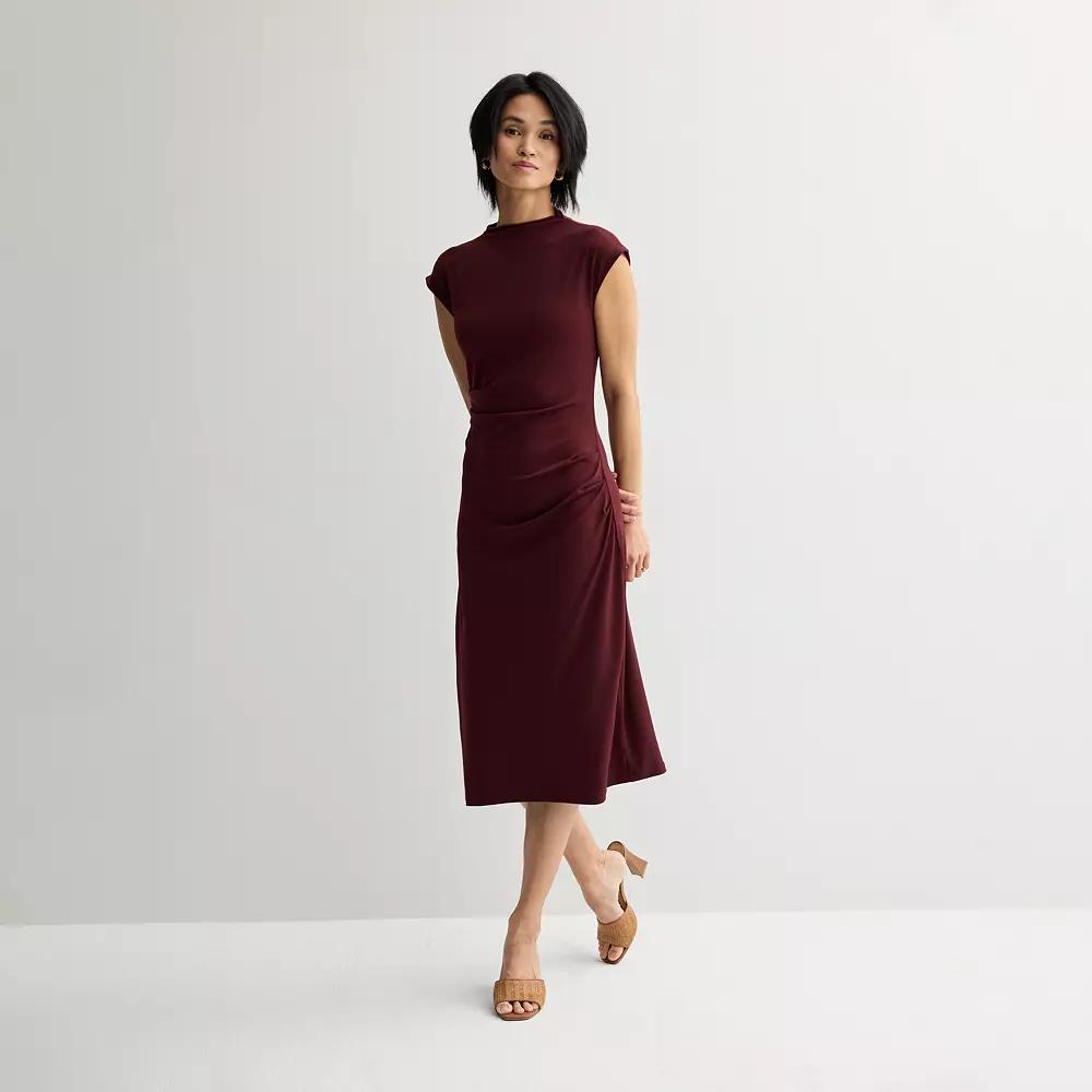 Women's Nine West Mock Neck Knit Dress,  Product Image