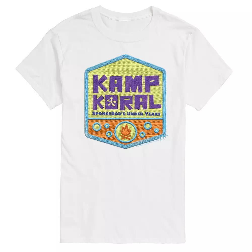 Men's SpongeBob SquarePant Kamp Koral Logo Graphic Tee,  Product Image