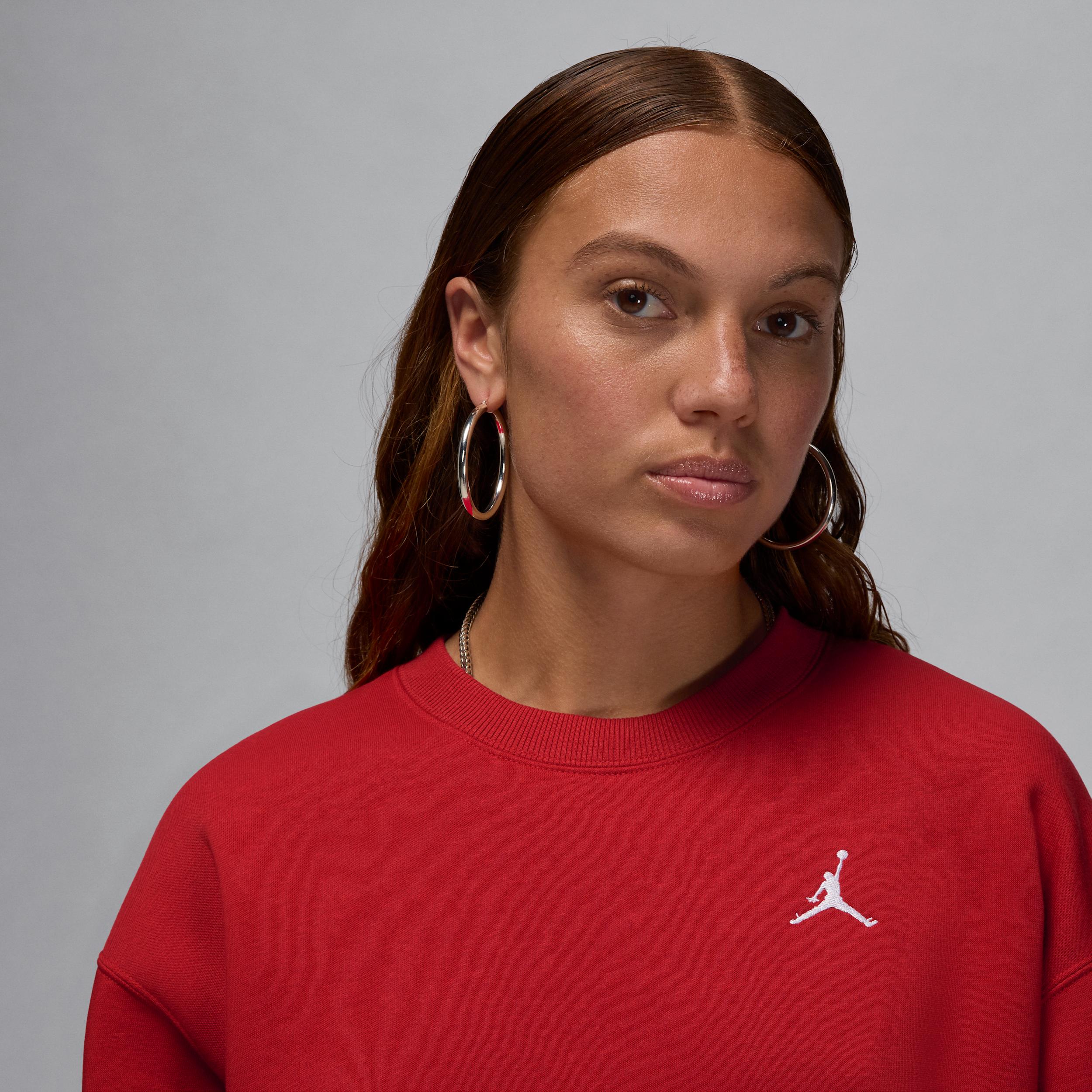 Womens Jordan Brooklyn Fleece Crew-Neck Sweatshirt | FV7074-063 Product Image