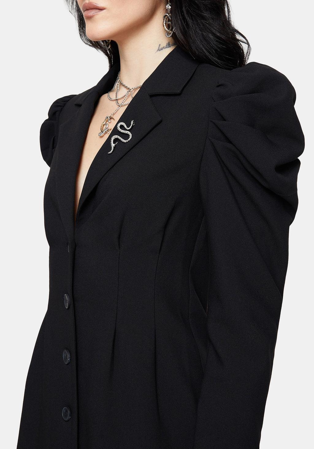 Maura Tailored Double Layered Blazer Dress Product Image