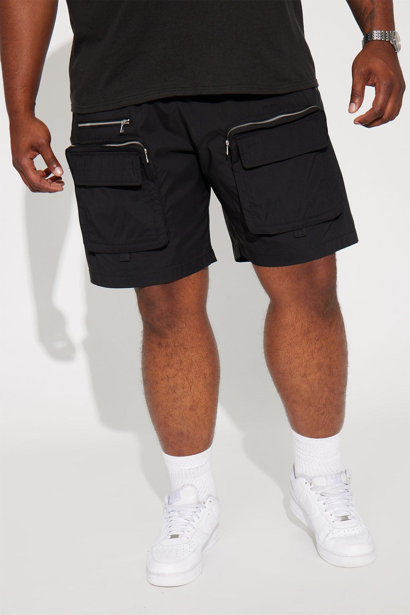 In The Field Relaxed Cargo Shorts - Black Product Image
