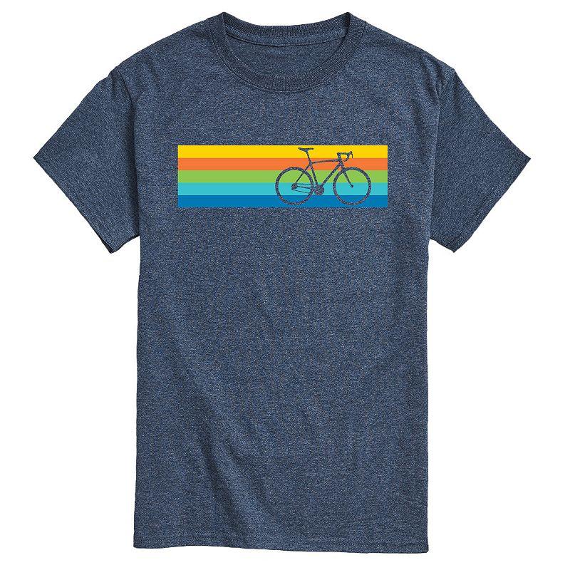 Boy's Road Bike Retro Stripes Tee, Men's,  Product Image