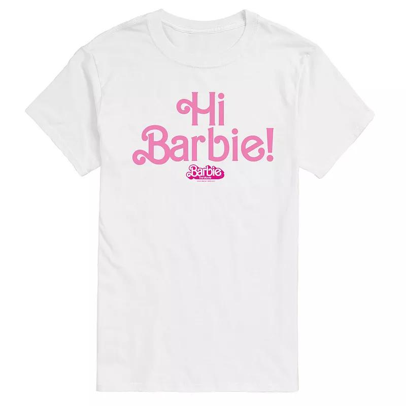 Men's Barbie™ The Movie Hi Barbie Graphic Tee,  Product Image
