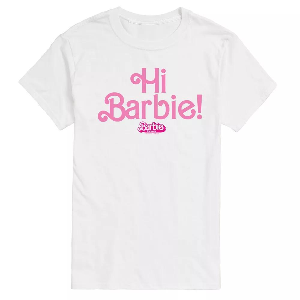 Men's Barbie™ The Movie Hi Barbie Graphic Tee,  Product Image