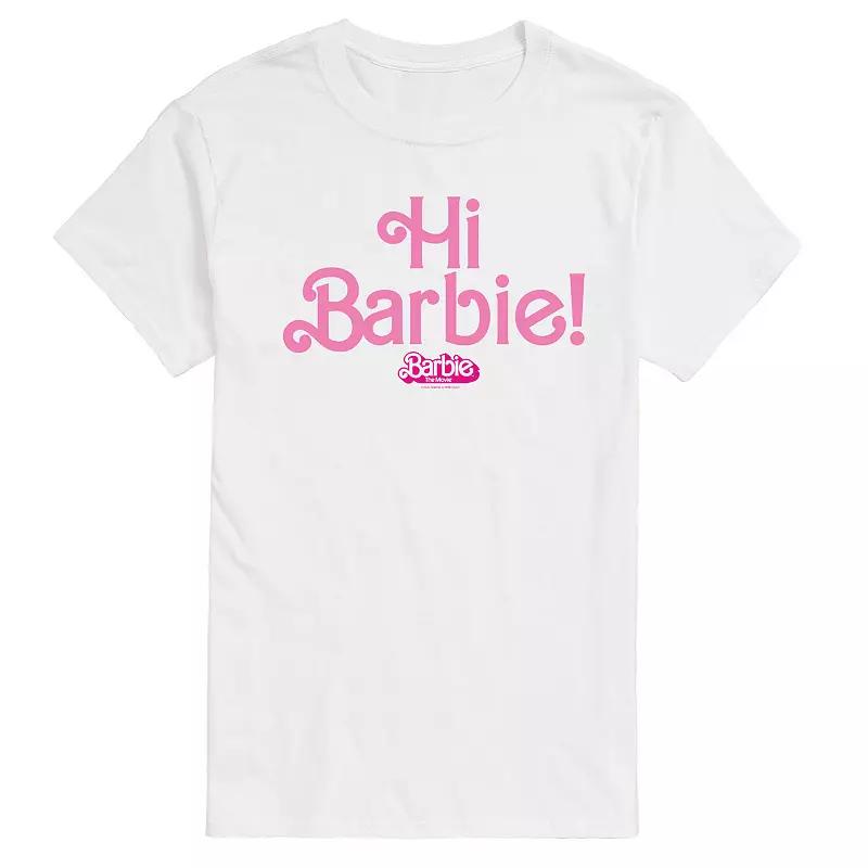 Men's Barbie™ The Movie Hi Barbie Graphic Tee,  Product Image
