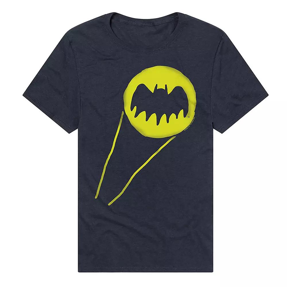 Men's DC Comics Batman Signal Spotlight Graphic Tee, Size: Large, Blue Product Image