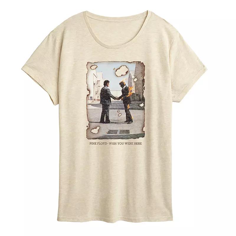 Women's Pink Floyd Wish You Were Here Burnt Graphic Tee,  Product Image