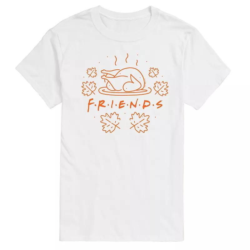 Big & Tall Friends Logo With Turkey Graphic Tee, Men's,  Product Image