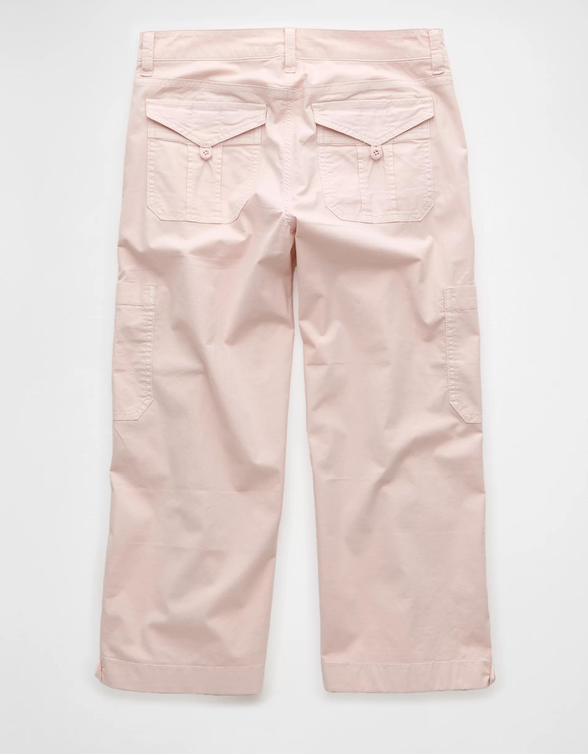 AE Stretch Low-Rise Straight Crop Pant Product Image
