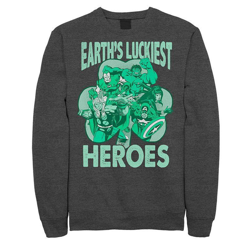 Men's Marvel Luckiest Heroes Pullover,  Product Image