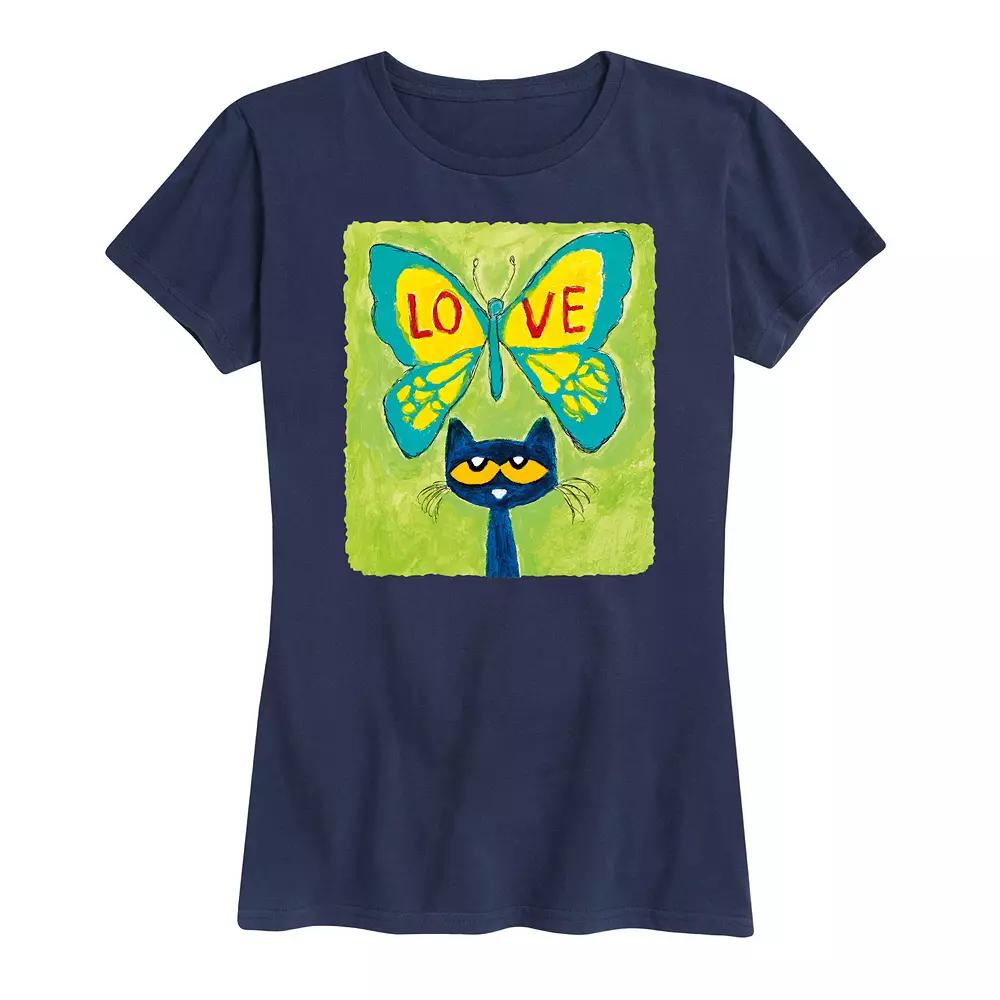 Women's Pete The Cat Meow Graphic Tee, Girl's,  Product Image