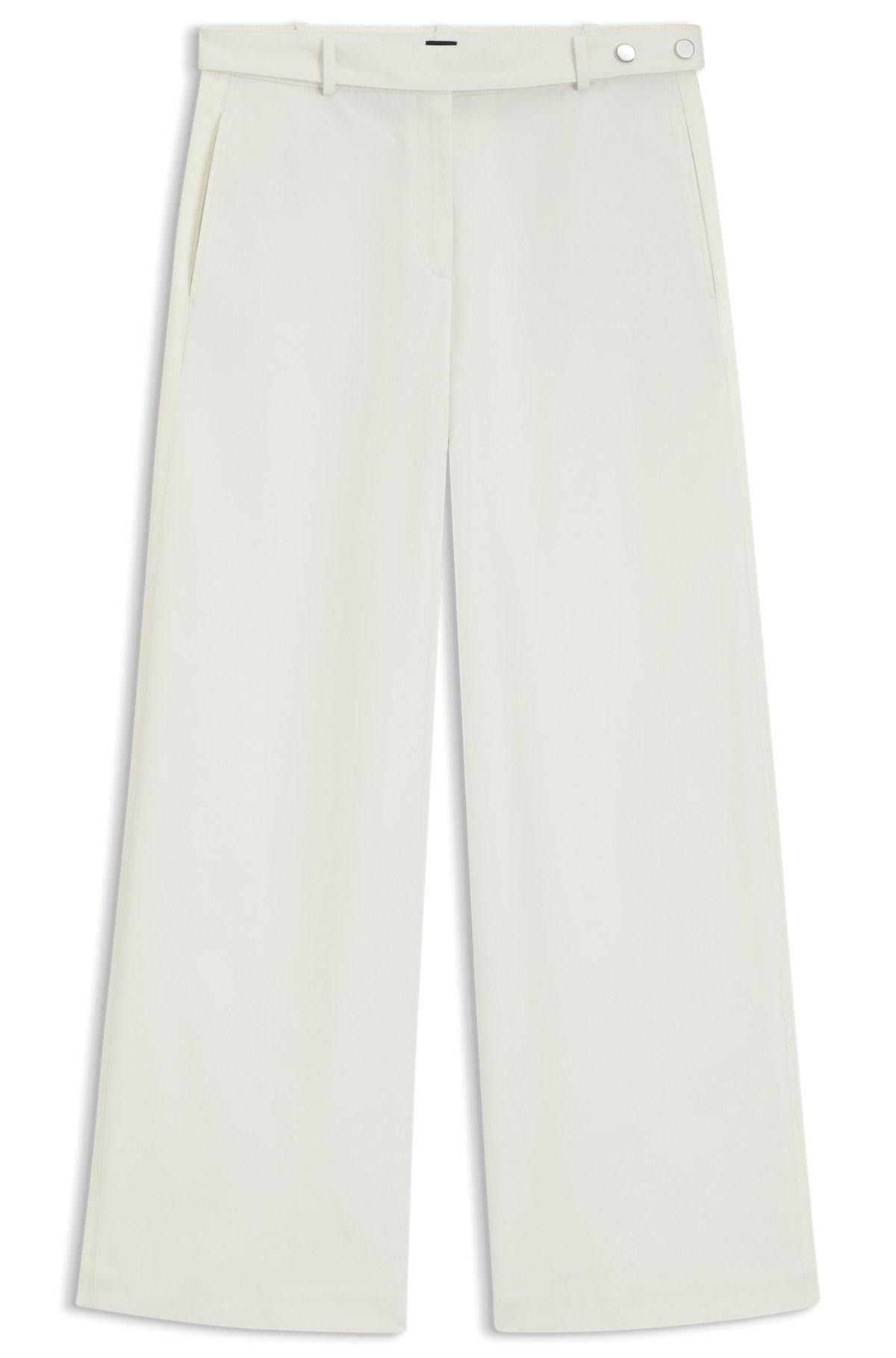 Relaxed-fit trousers in cotton canvas Product Image
