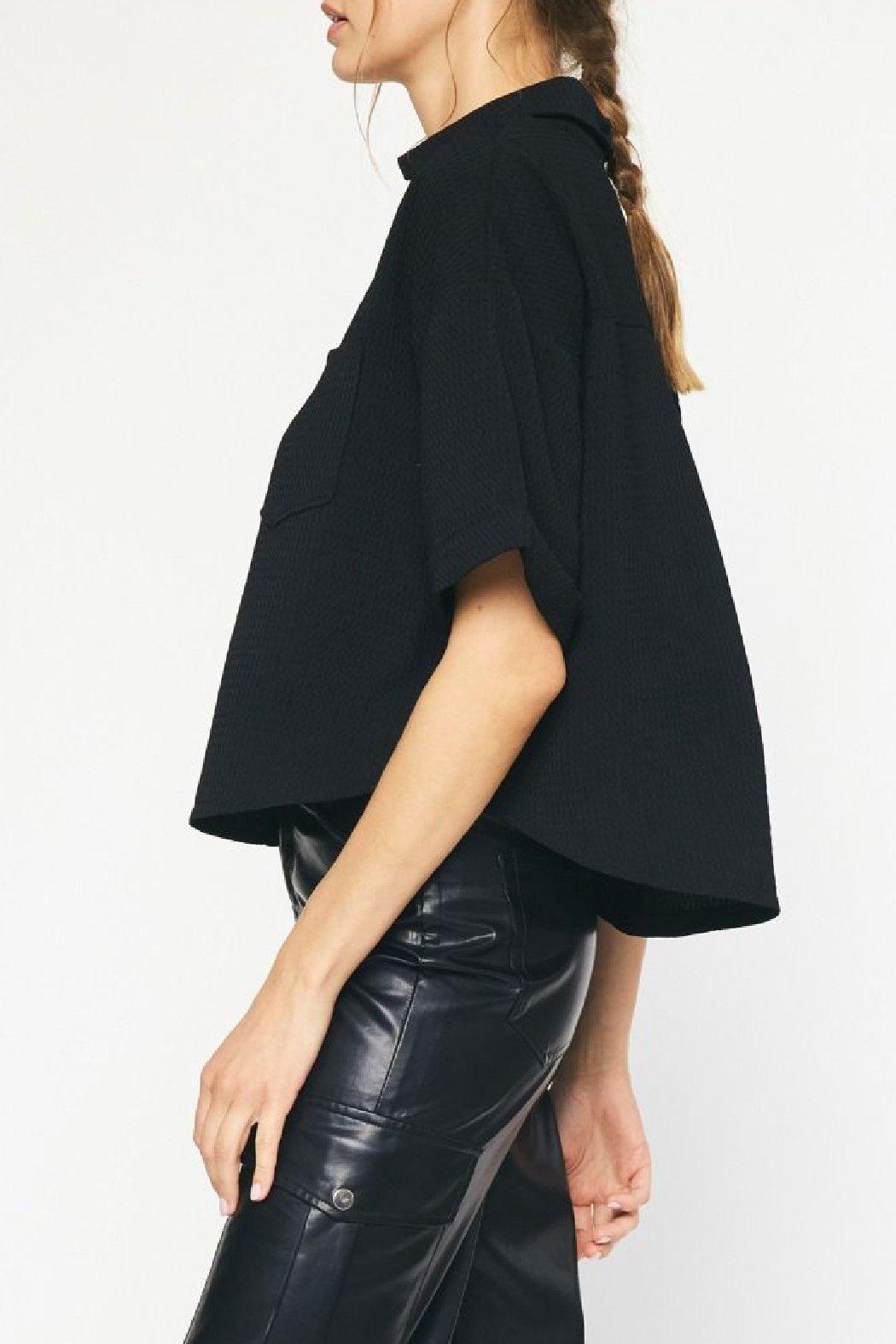 Waffled Button Up Product Image