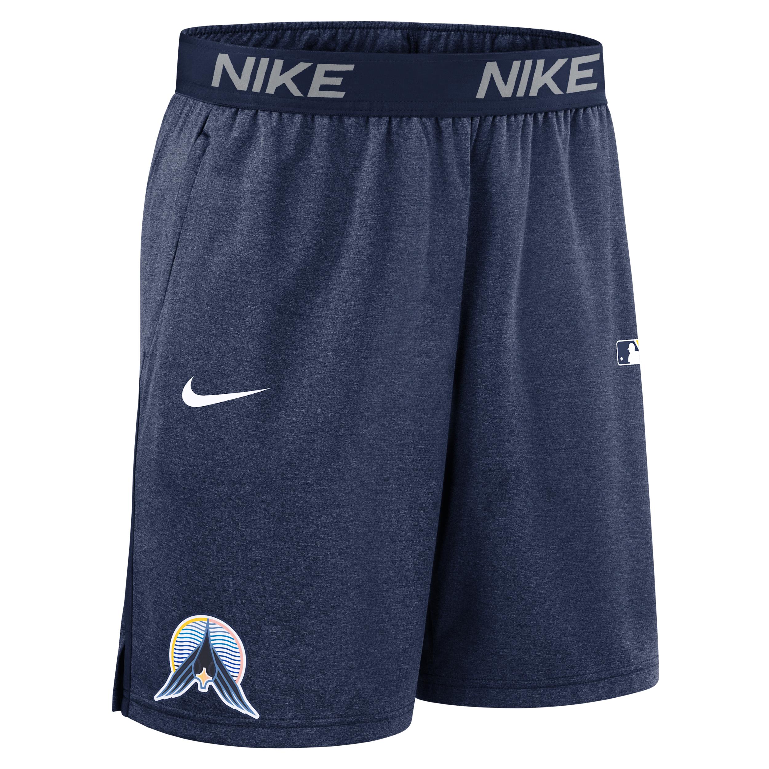 Texas Rangers Authentic Collection City Connect Nike Mens Dri-FIT MLB Shorts | 015E11L5TER-RLY Product Image