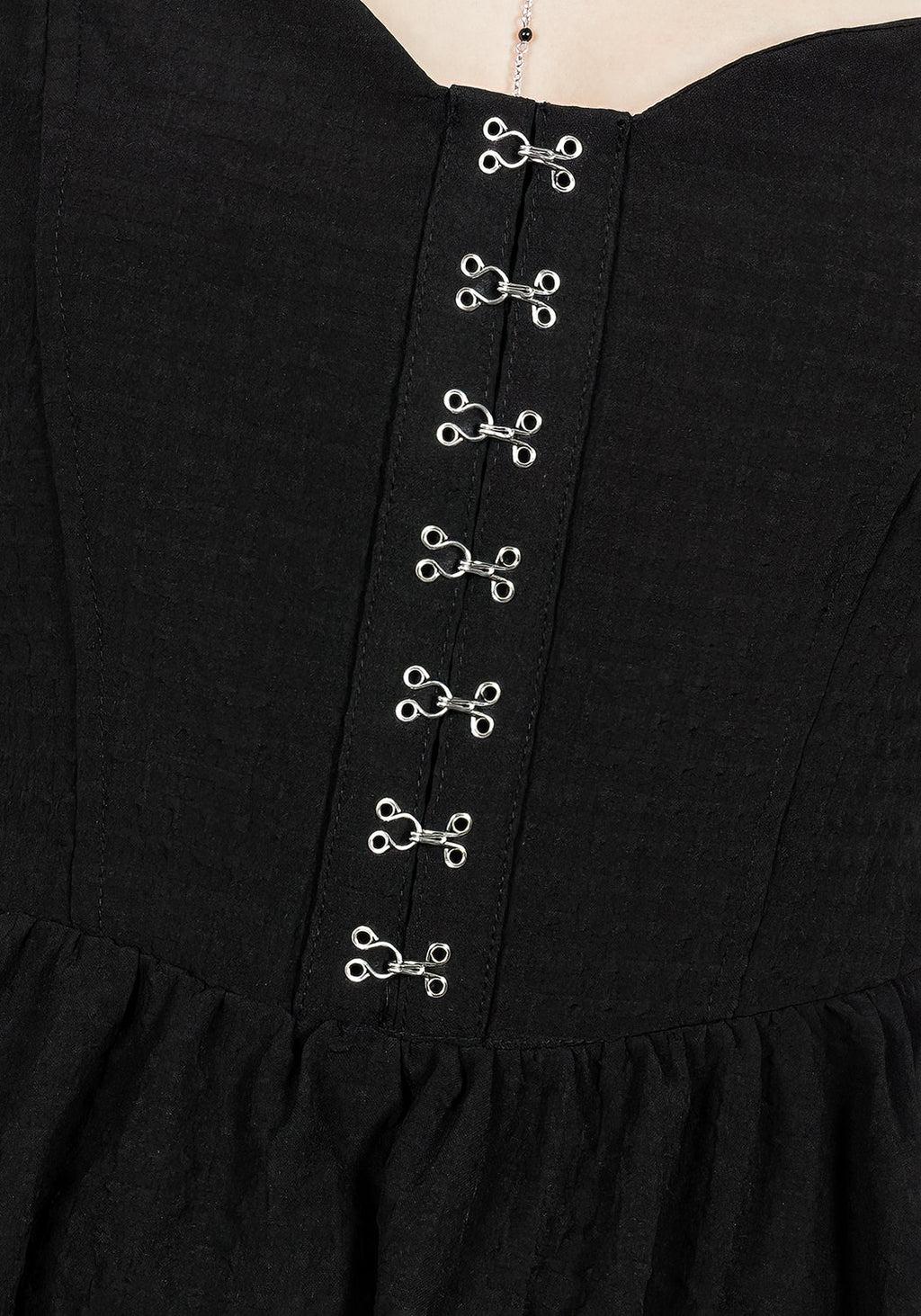 Mortem Ruffle Mini Dress Product Image