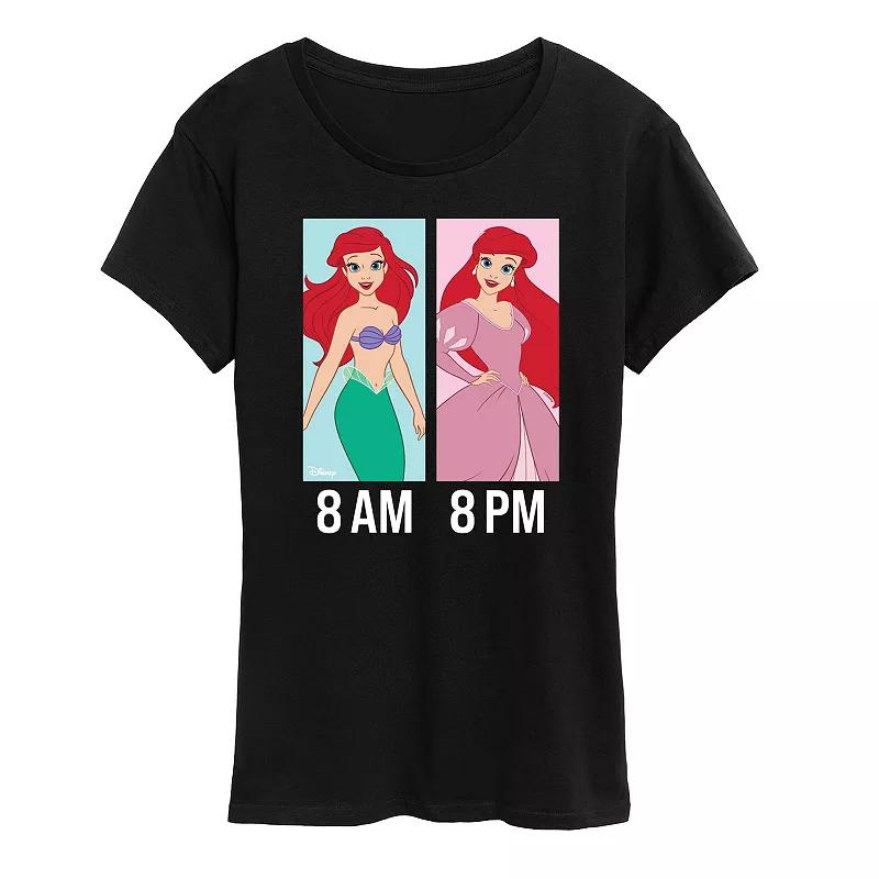 Disney Princess Ariel Women's AM to PM Graphic Tee,  Product Image