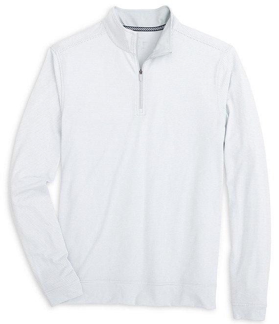 Southern Tide Heather Cruiser Micro Stripe Quarter-Zip Pullover Product Image