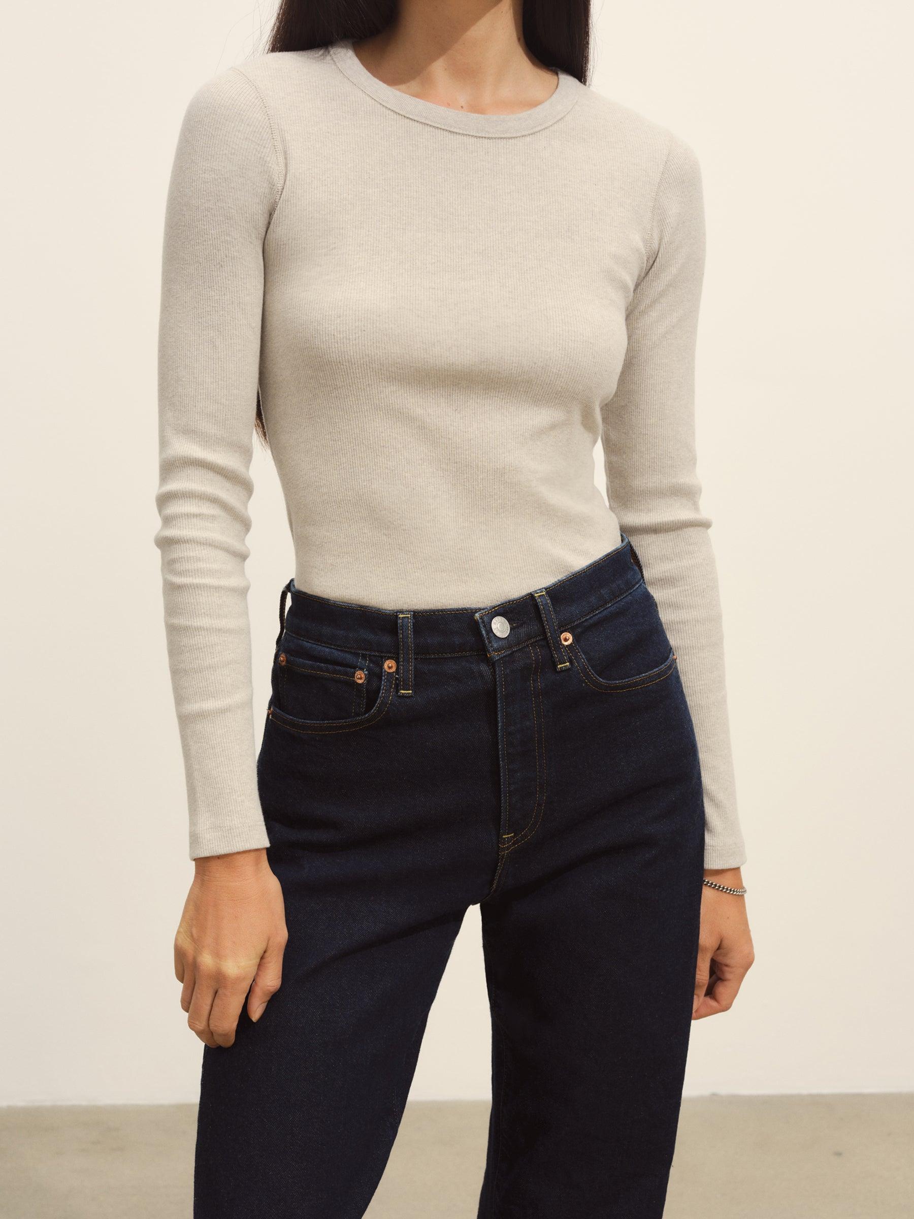 Marled Flint Surplus Rib L/S Crew Product Image