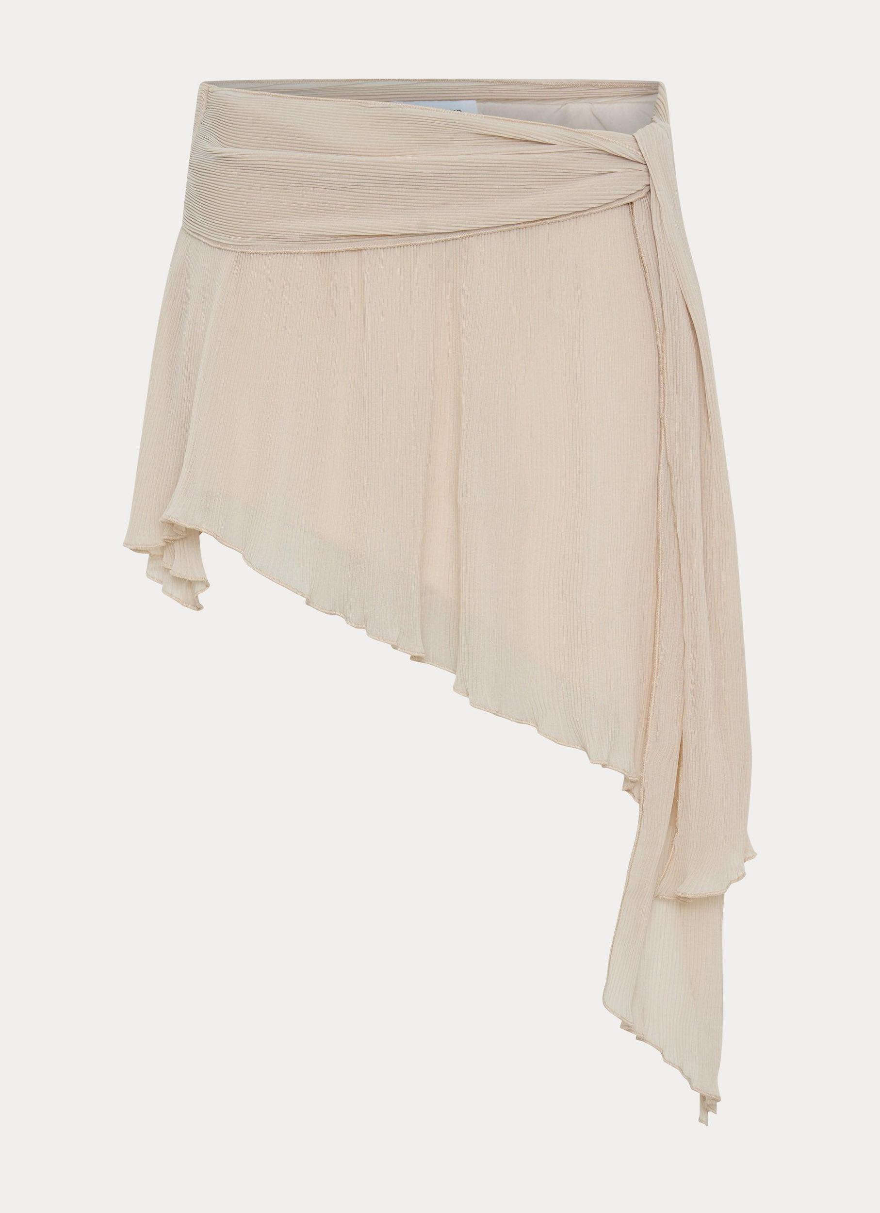 Gemma Mini Skirt - Ivory Product Image