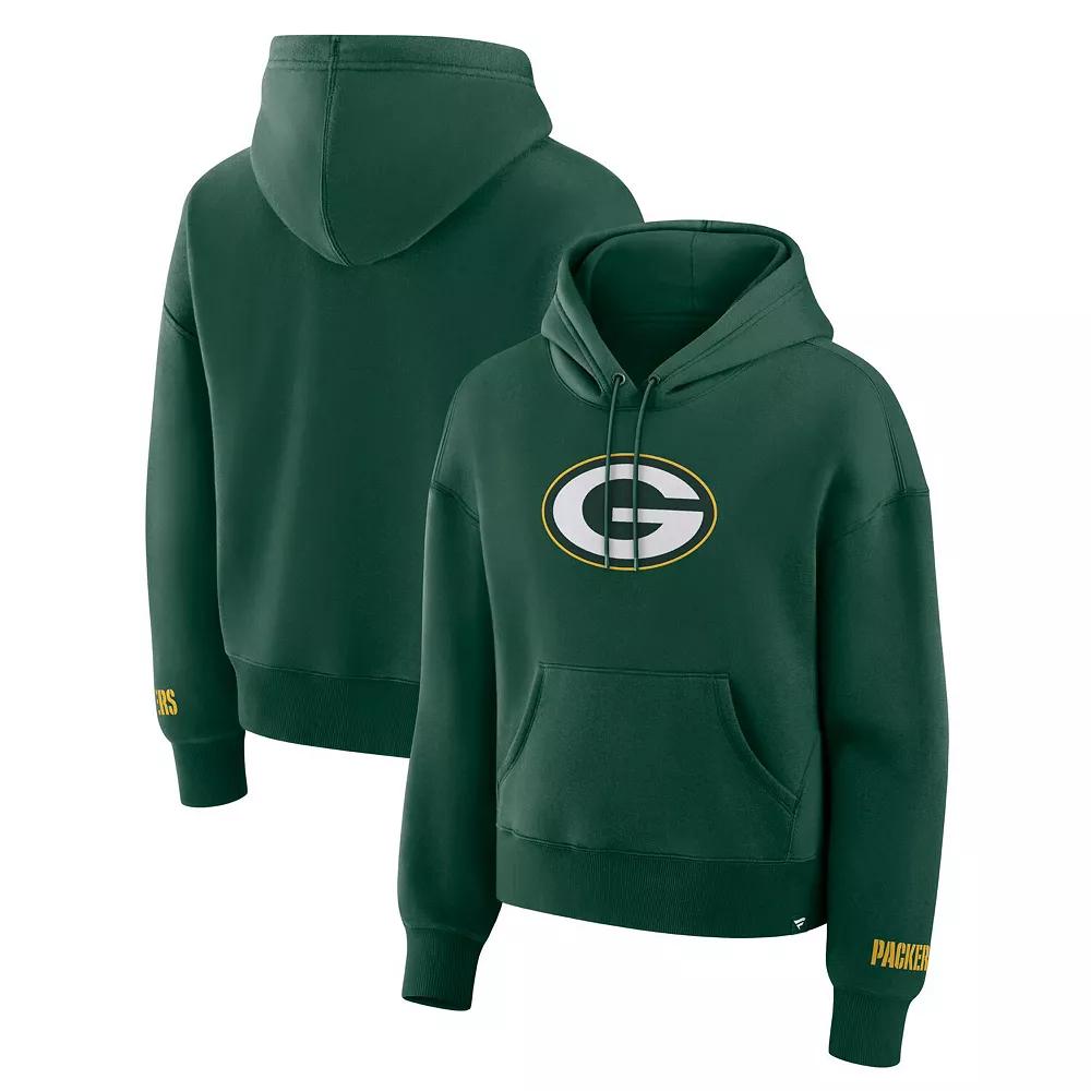 Women's Fanatics Green Green Bay Packers Legacy Fleece Pullover Hoodie,  Product Image