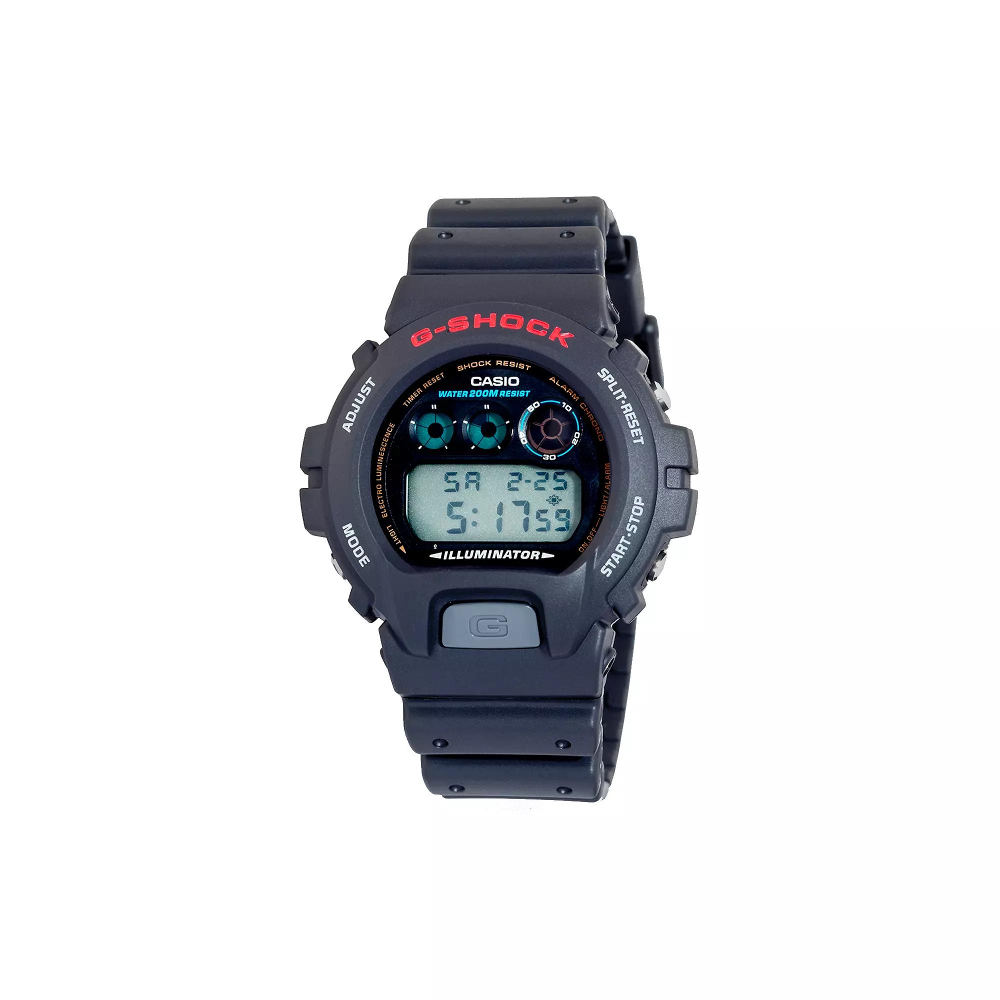 Casio Men's G-Shock Classic Digital Chronograph Watch - DW6900-1V, Multicolor Product Image