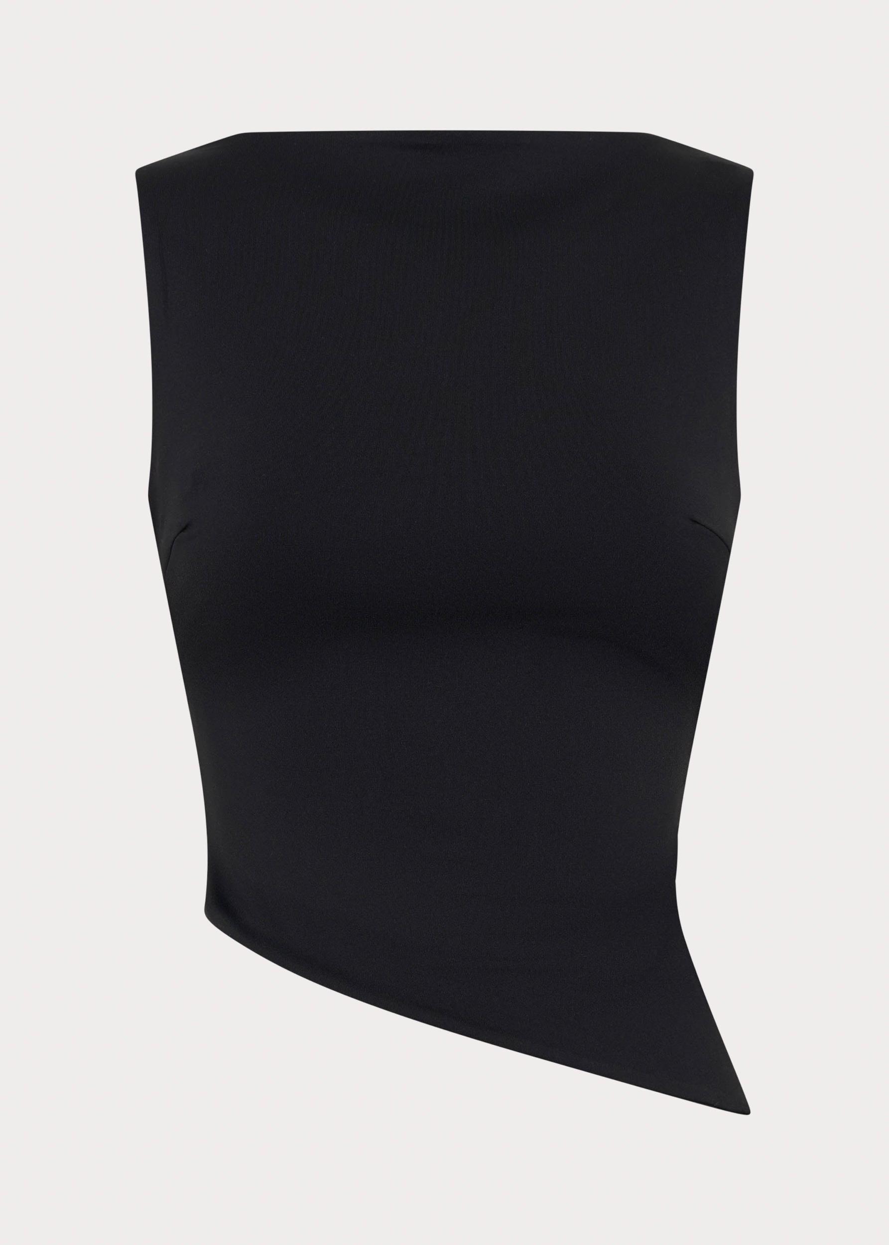 Elevate Tie Back Top - Black Product Image