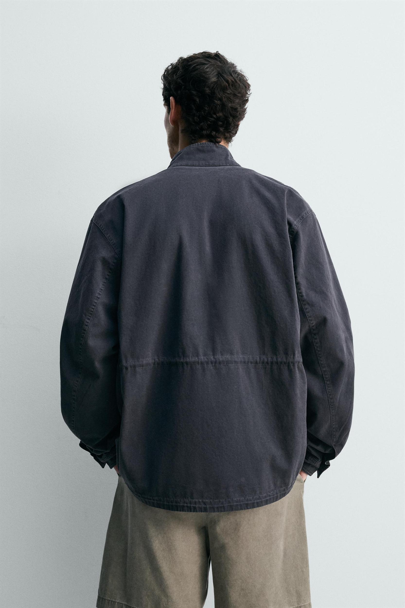 WASHED UTILITY POCKET JACKET Product Image