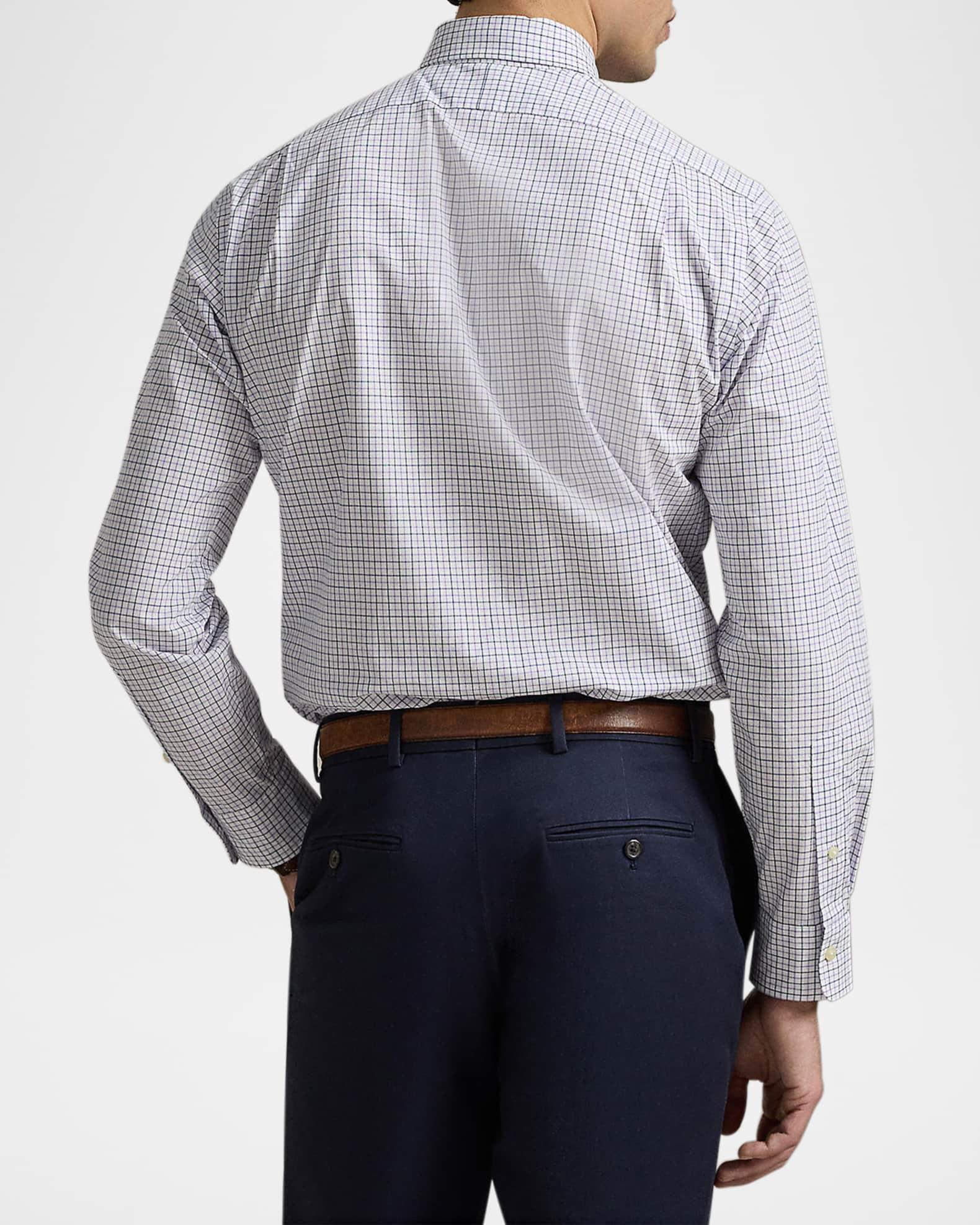 Mens Classic Fit Poplin Button-Front Shirt Product Image