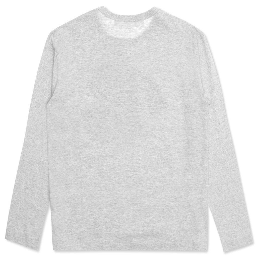 Sideways Logo L/S Tee - Grey Male Product Image