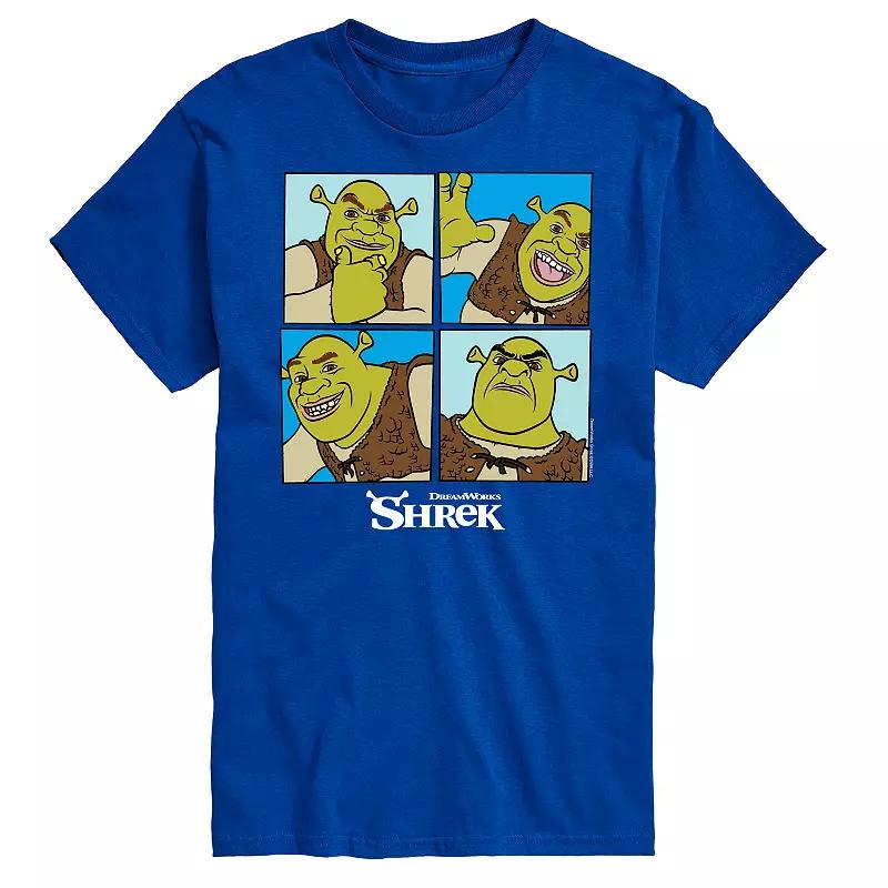 Big & Tall Shrek Grid Tee, Men's,  Product Image