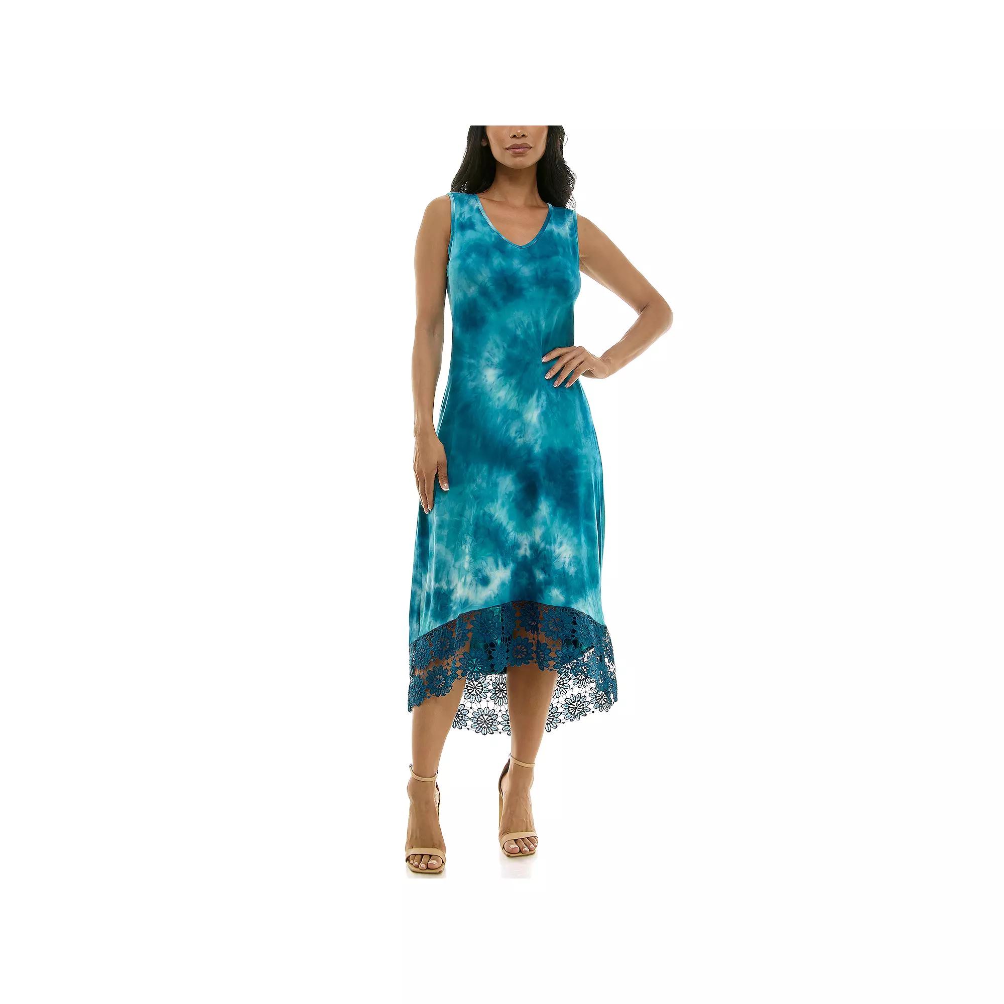 Women's Nina Leonard High-Low Midi Dress,  Product Image