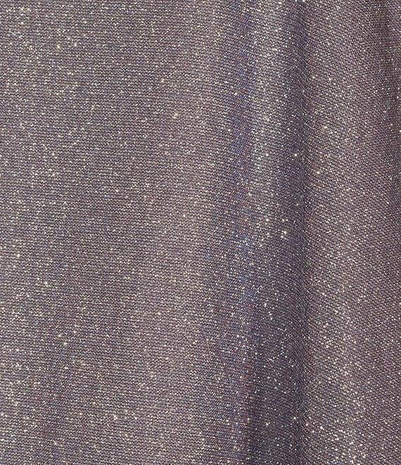 City Vibe Spaghetti-Strap X-Back Box Pleat Sherri Shine Fit & Flare Party Mini Dress Product Image