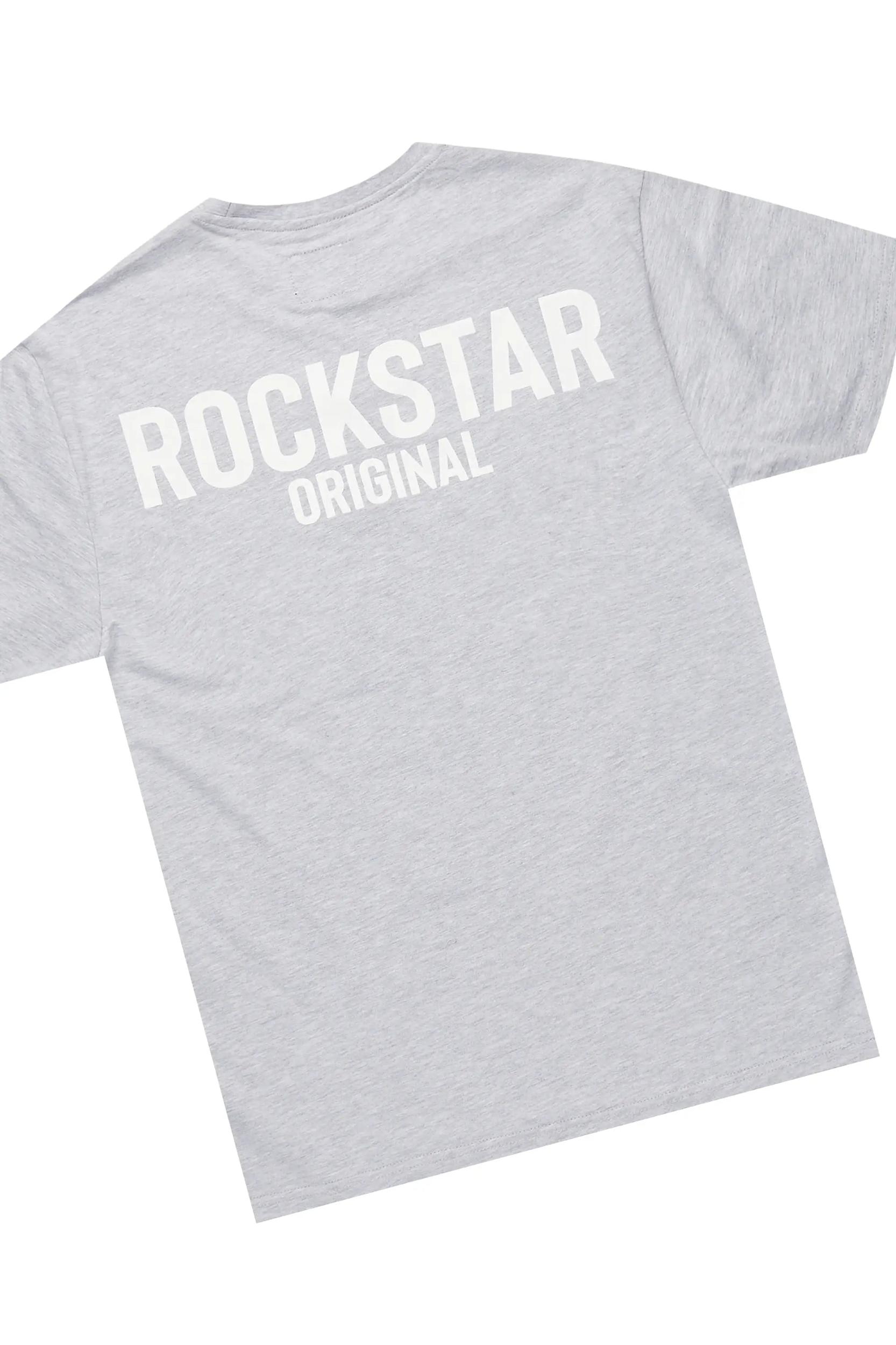 Sana Heather Grey Short Set Male Product Image