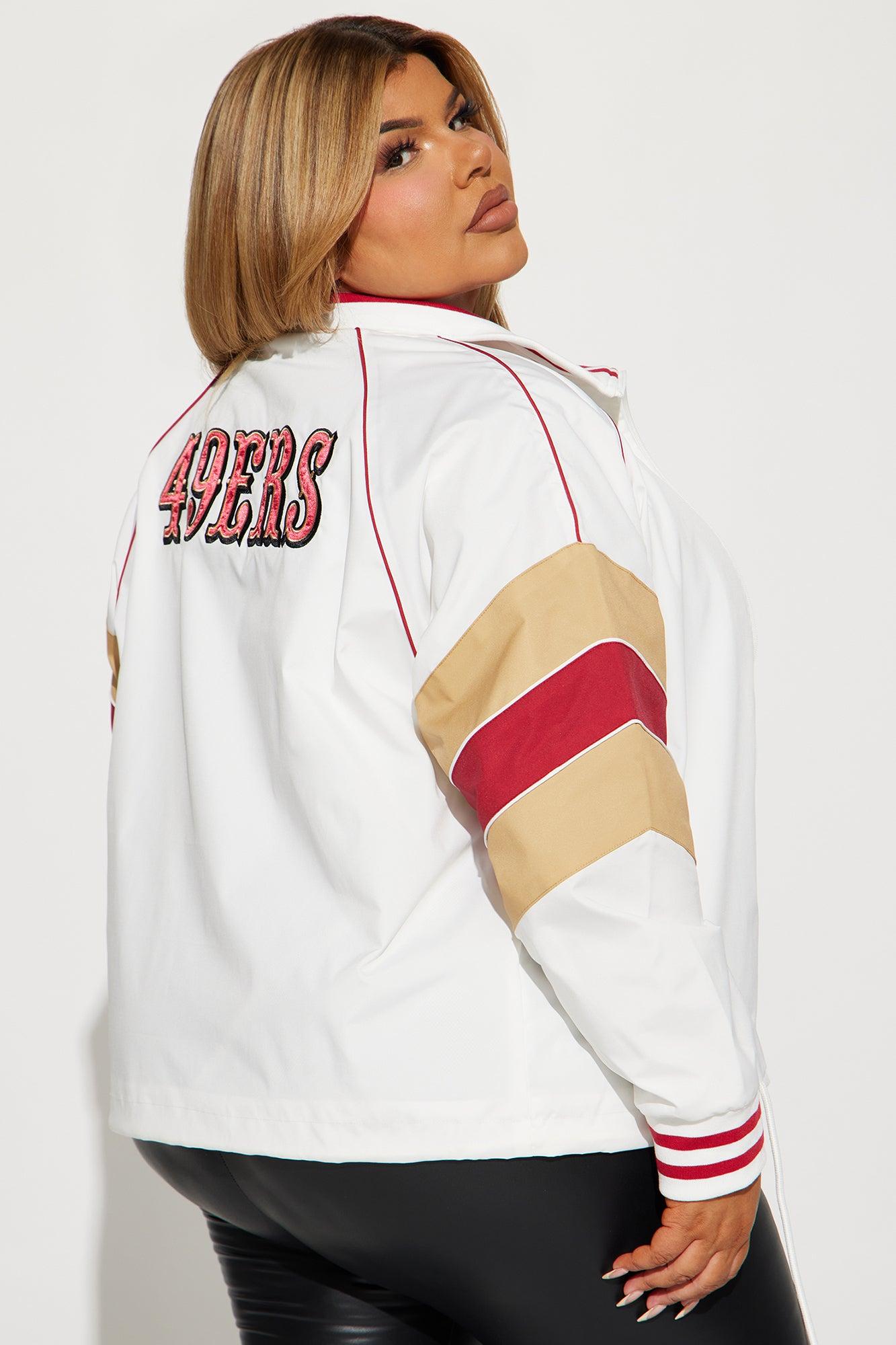 49ers Vintage Windbreaker - White Product Image