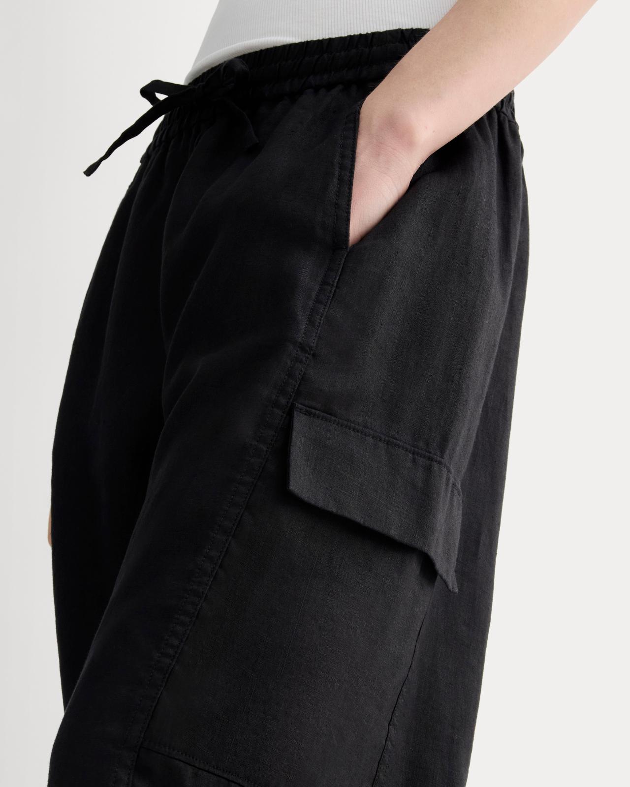 Womens Cargo Curve Pant in Linen by Everlane Product Image