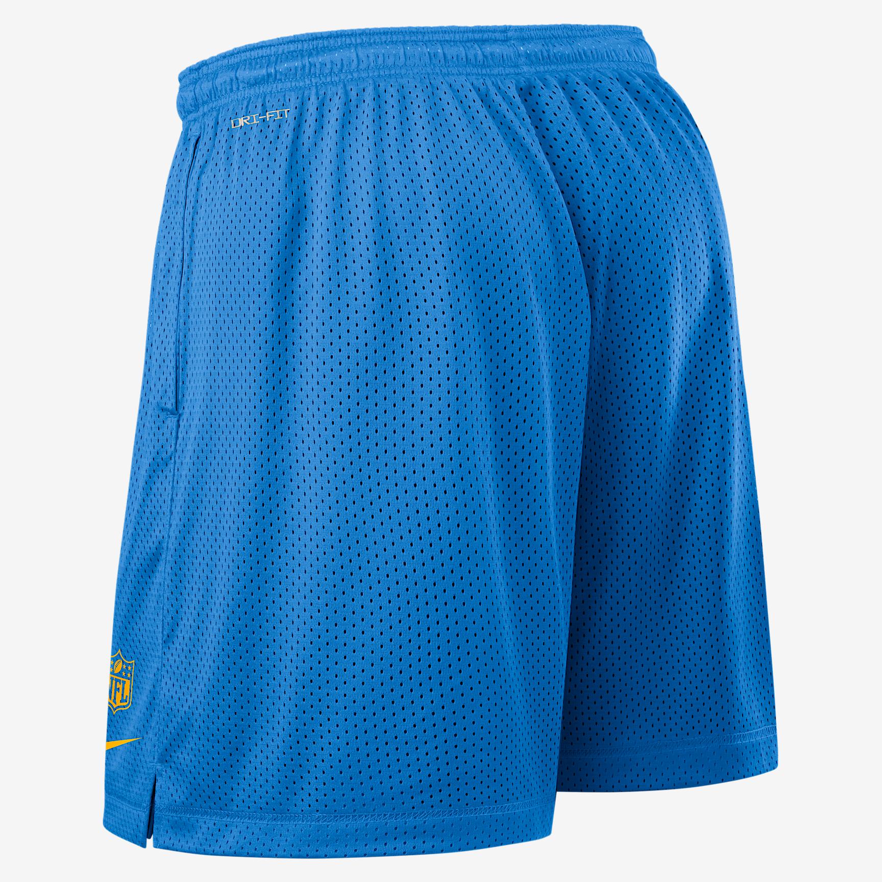 Los Angeles Chargers Sideline Reversible Mens Nike Mens Dri-FIT NFL Shorts | 03BF591R97-N9J Product Image