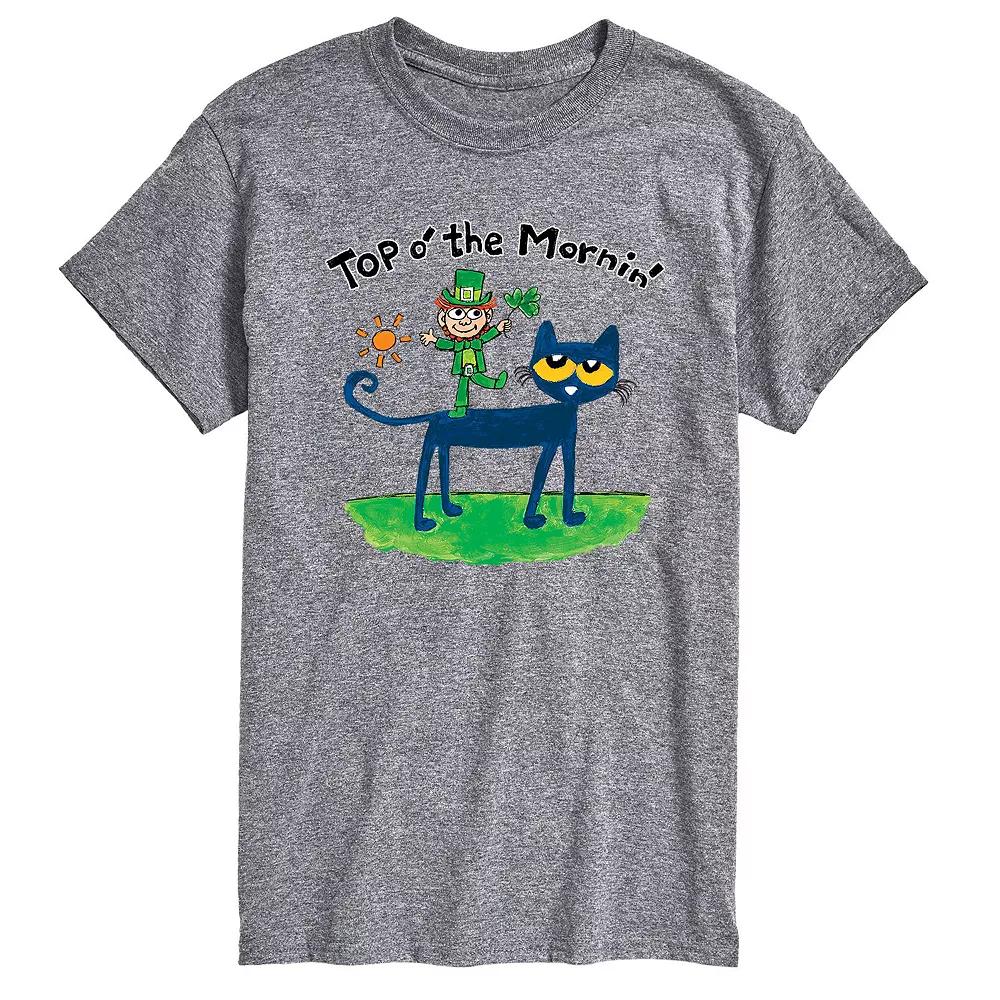 Big & Tall Pete The Cat Top O The Mornin' Tee, Men's,  Product Image