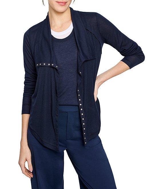 NIC + ZOE Gauzy Snap Front Long Sleeve Cardigan Product Image