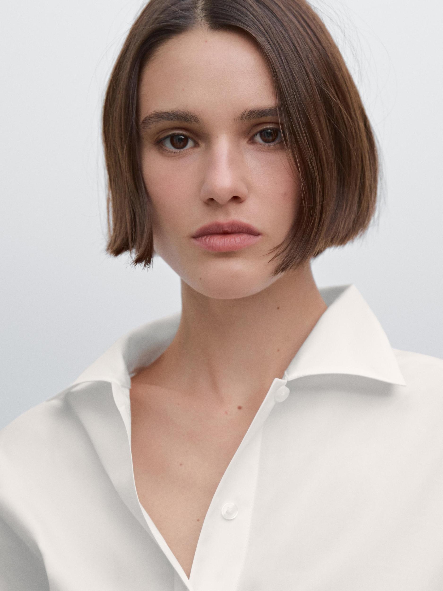 100% cotton poplin shirt Product Image