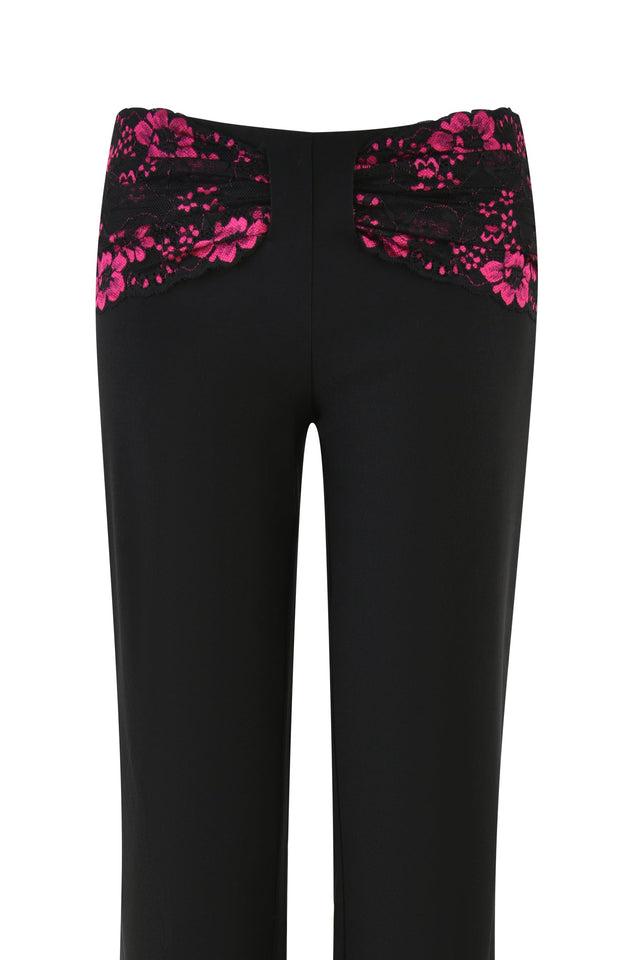 ANGELINA PANT - BLACK : LACE Product Image