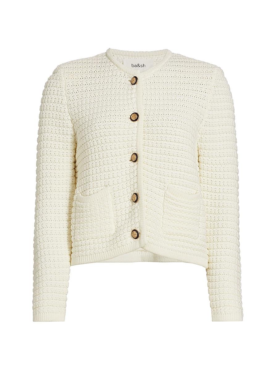 Womens Gaspard Cotton-Blend Cardigan Product Image
