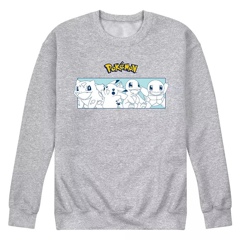 Mens Pokemon Starters Line Fleece Product Image