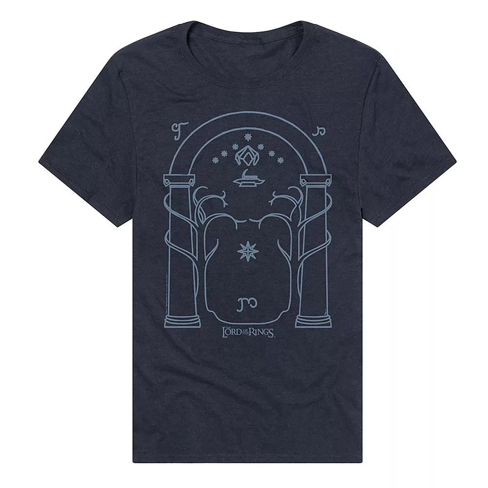 Men's Lord of The Rings Doors of Durin Graphic Tee, Size: Medium, Blue Product Image