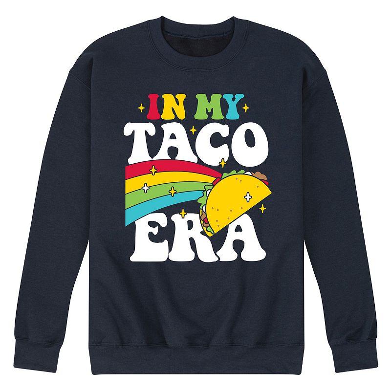 Mens In My Taco Era Fleece Sweatshirt Heather Grey Product Image